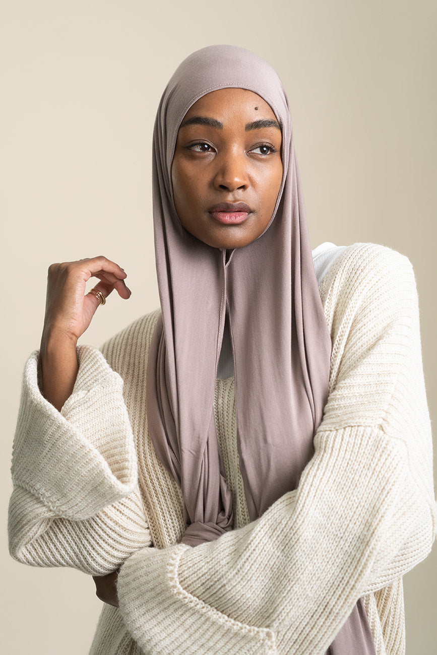 Basic Jersey Hijab Rosewood - Nayaa.de