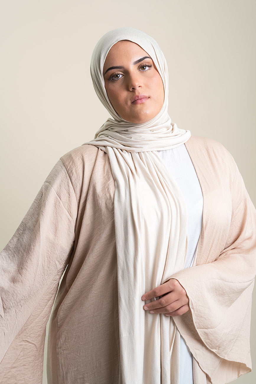 Basic Jersey Hijab Simple White - Nayaa.de