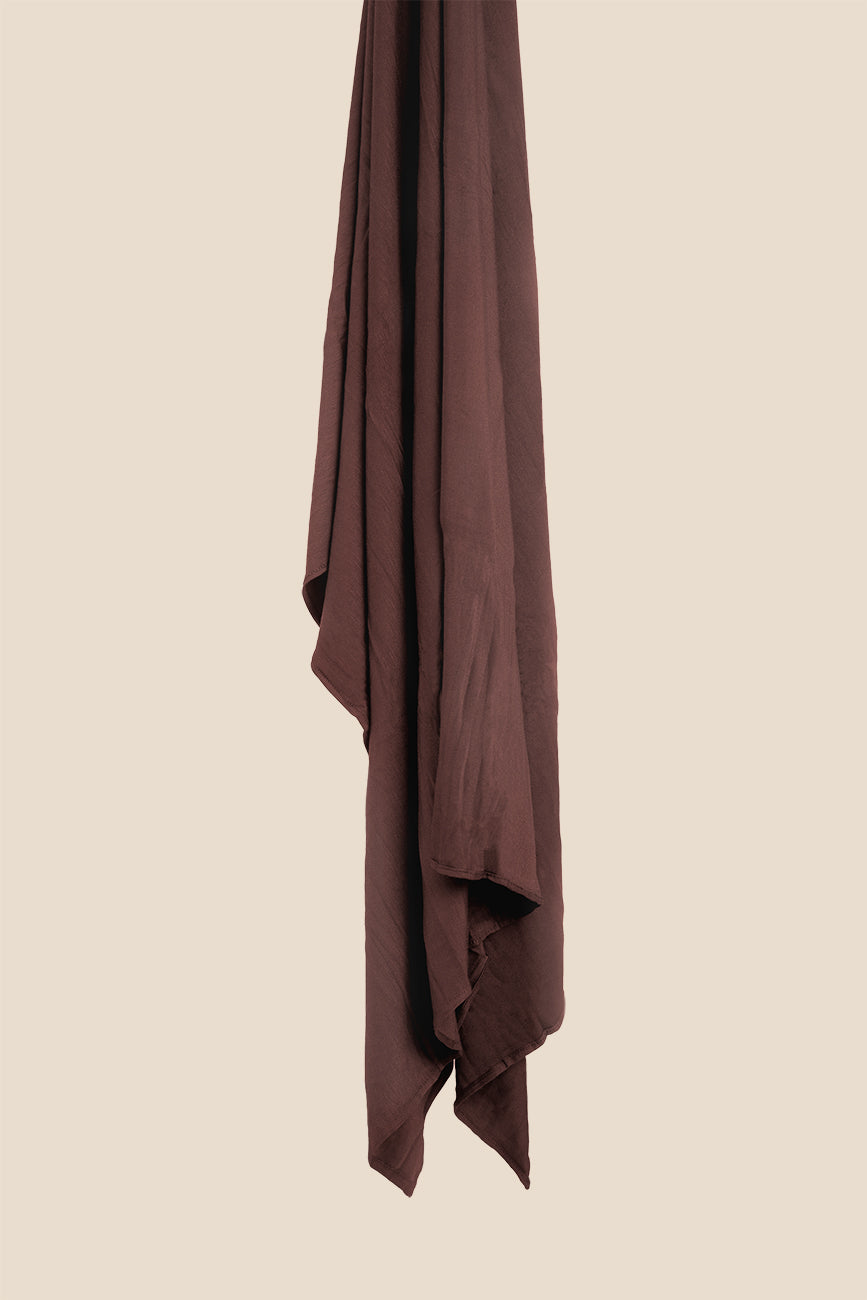Basic Jersey Hijab Mokka - Nayaa.de